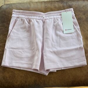 NWT Lululemon Softstreme High Rise Short 4” with Pockets Sz 8 Pink Organza